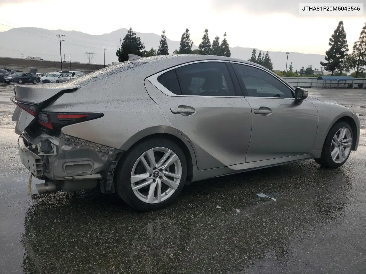 2021 Lexus Is 300 VIN: JTHA81F20M5043546 Lot: 59564445