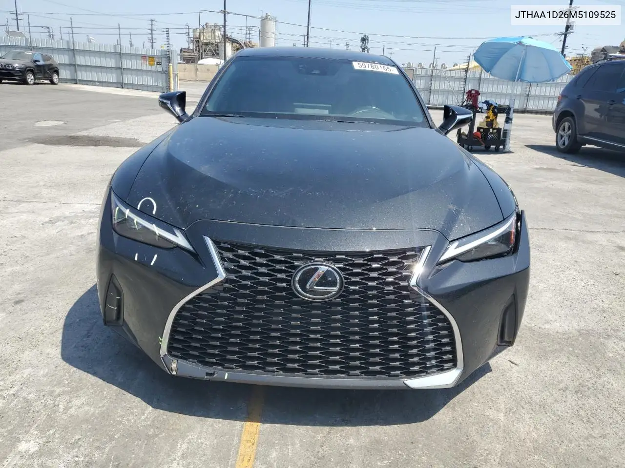 2021 Lexus Is 300 VIN: JTHAA1D26M5109525 Lot: 59780165