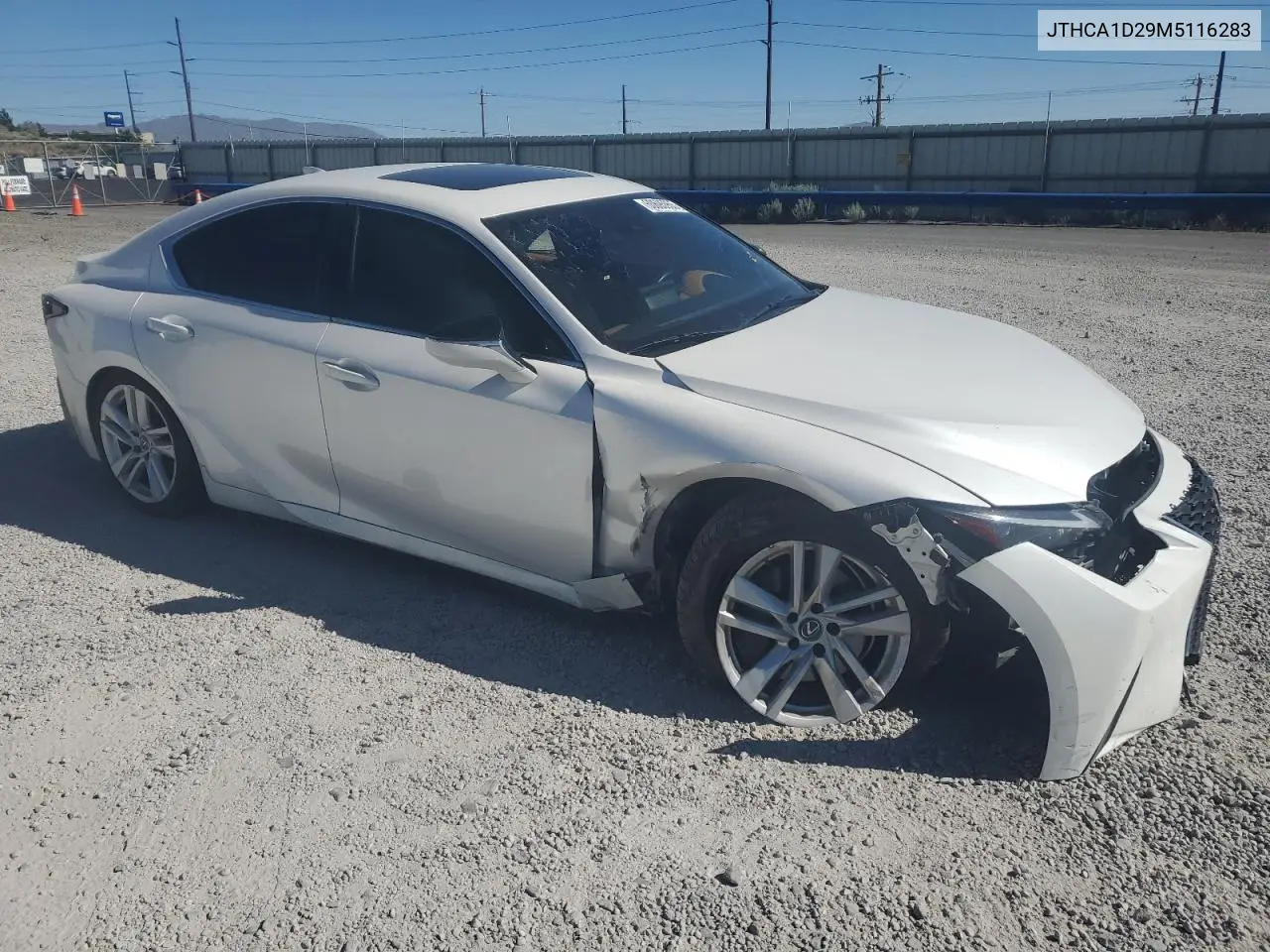 2021 Lexus Is 300 VIN: JTHCA1D29M5116283 Lot: 60695955