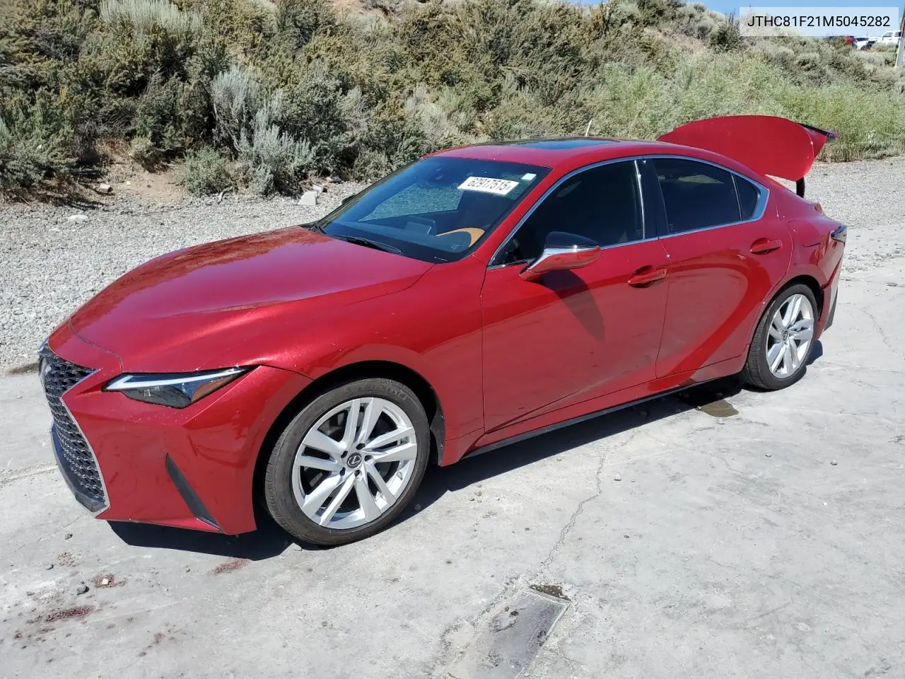 2021 Lexus Is 300 VIN: JTHC81F21M5045282 Lot: 62917515