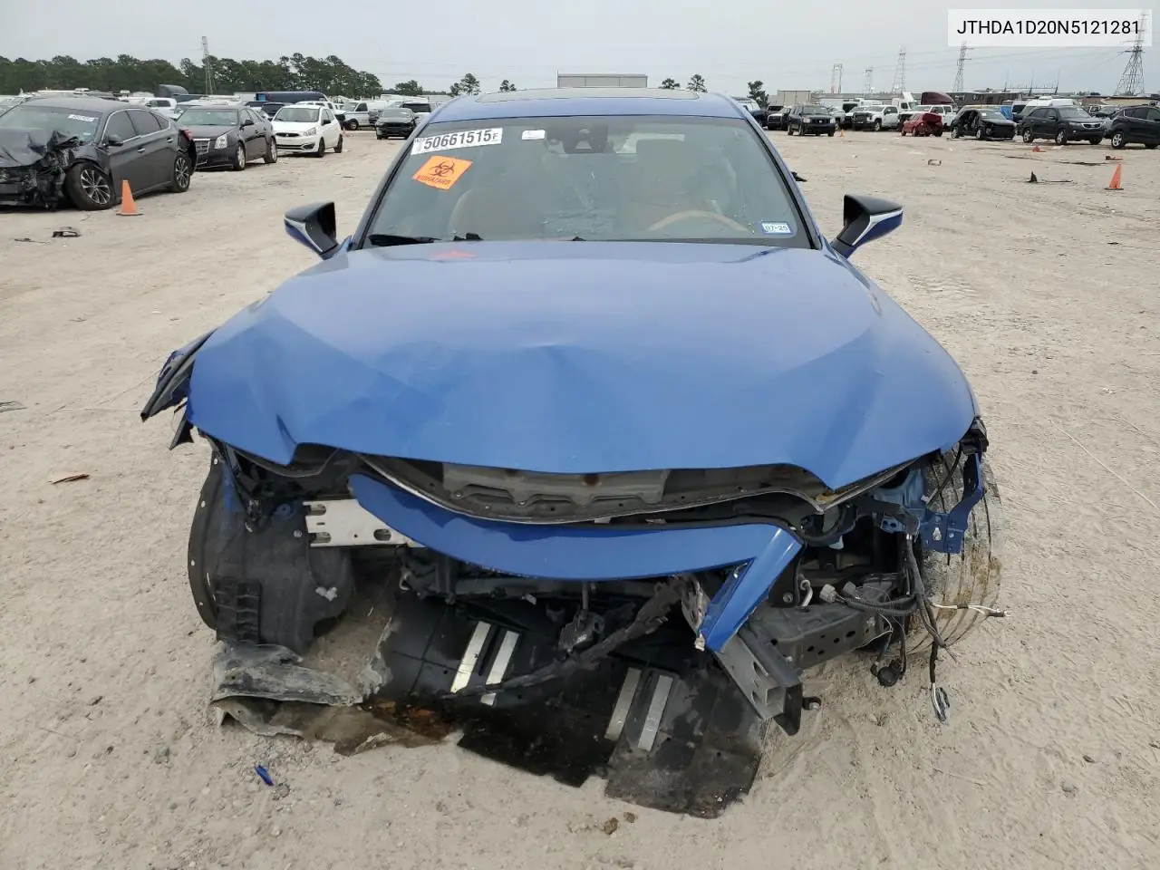 2022 Lexus Is 300 VIN: JTHDA1D20N5121281 Lot: 50661515