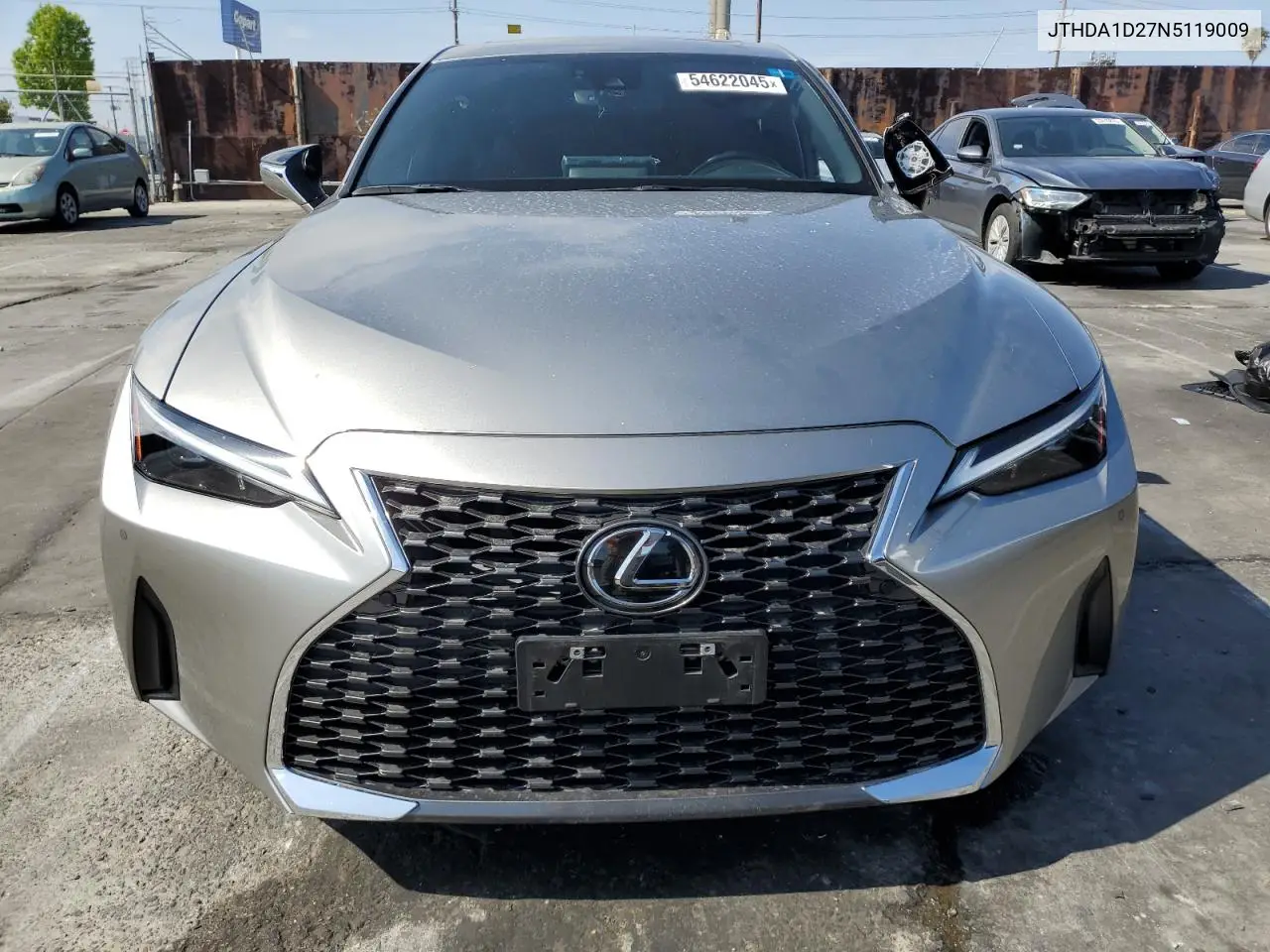 2022 Lexus Is 300 VIN: JTHDA1D27N5119009 Lot: 54622045