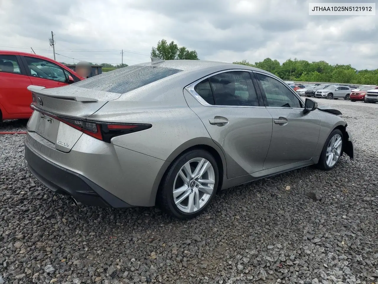 2022 Lexus Is 300 VIN: JTHAA1D25N5121912 Lot: 55110665