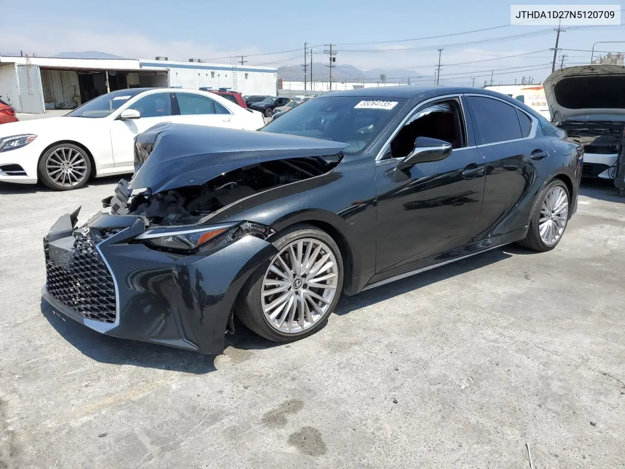 2022 Lexus Is 300 VIN: JTHDA1D27N5120709 Lot: 55264735