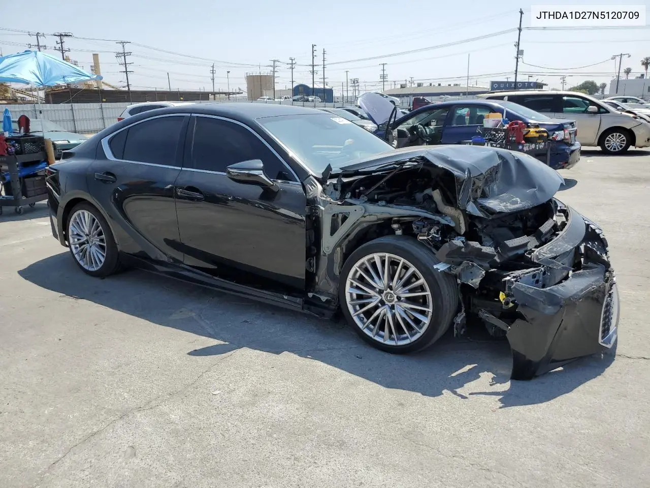2022 Lexus Is 300 VIN: JTHDA1D27N5120709 Lot: 55264735