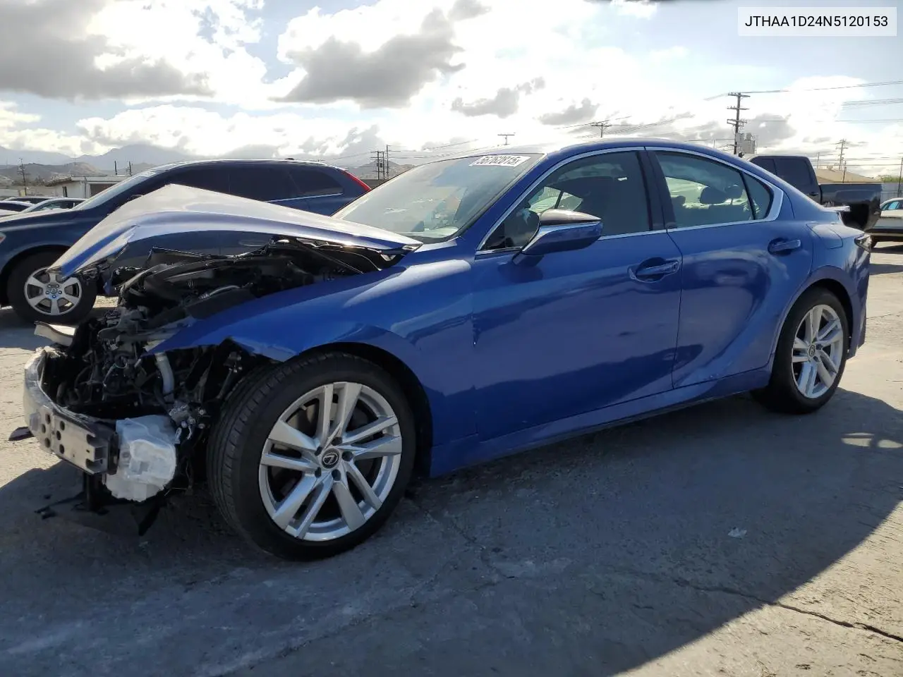 2022 Lexus Is 300 VIN: JTHAA1D24N5120153 Lot: 56762815