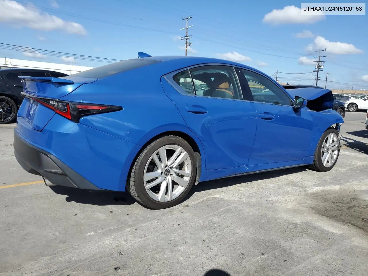 2022 Lexus Is 300 VIN: JTHAA1D24N5120153 Lot: 56762815