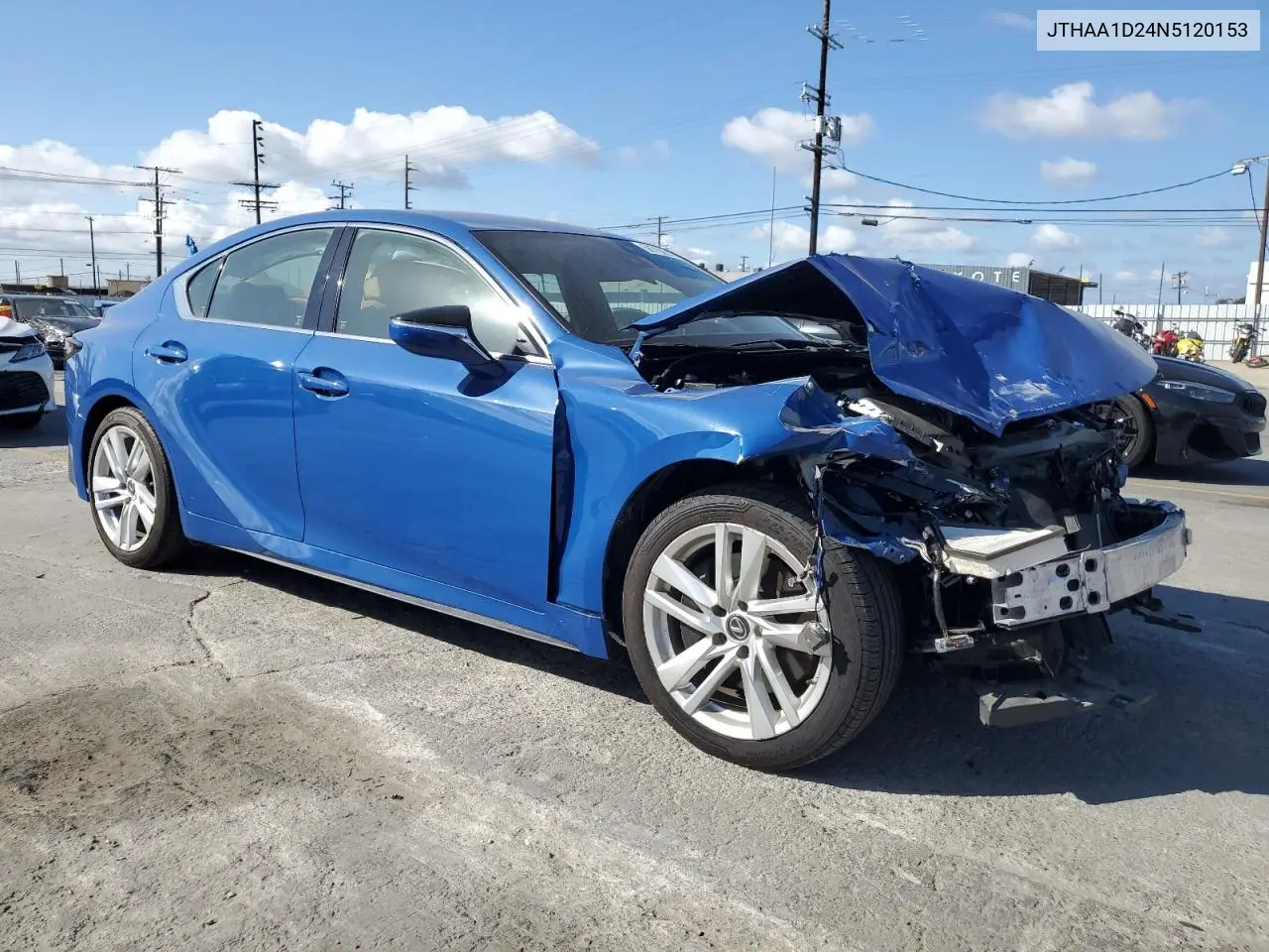 2022 Lexus Is 300 VIN: JTHAA1D24N5120153 Lot: 56762815