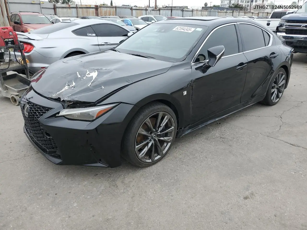 jthgz1b24n5052989 JTHGZ1B24N5052989 2022 Lexus Is 350 F Sport