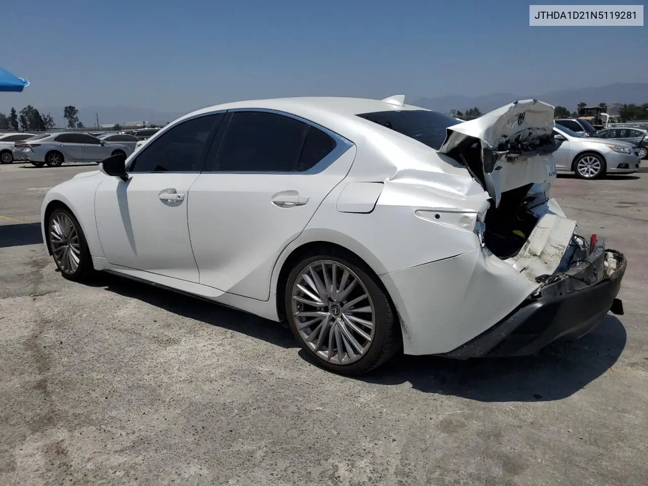 2022 Lexus Is 300 VIN: JTHDA1D21N5119281 Lot: 62851685