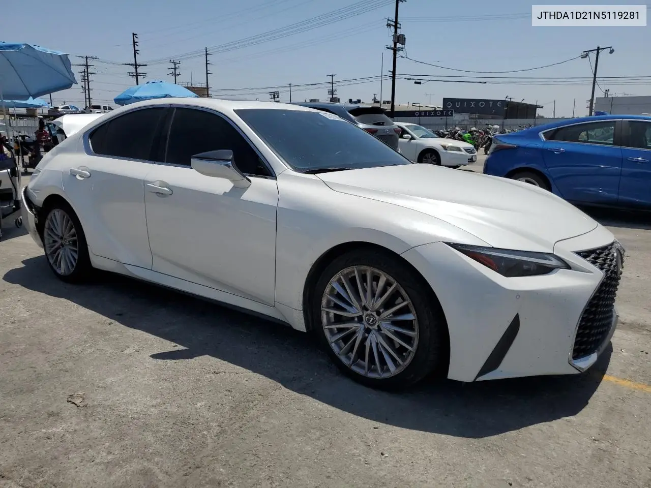 2022 Lexus Is 300 VIN: JTHDA1D21N5119281 Lot: 62851685