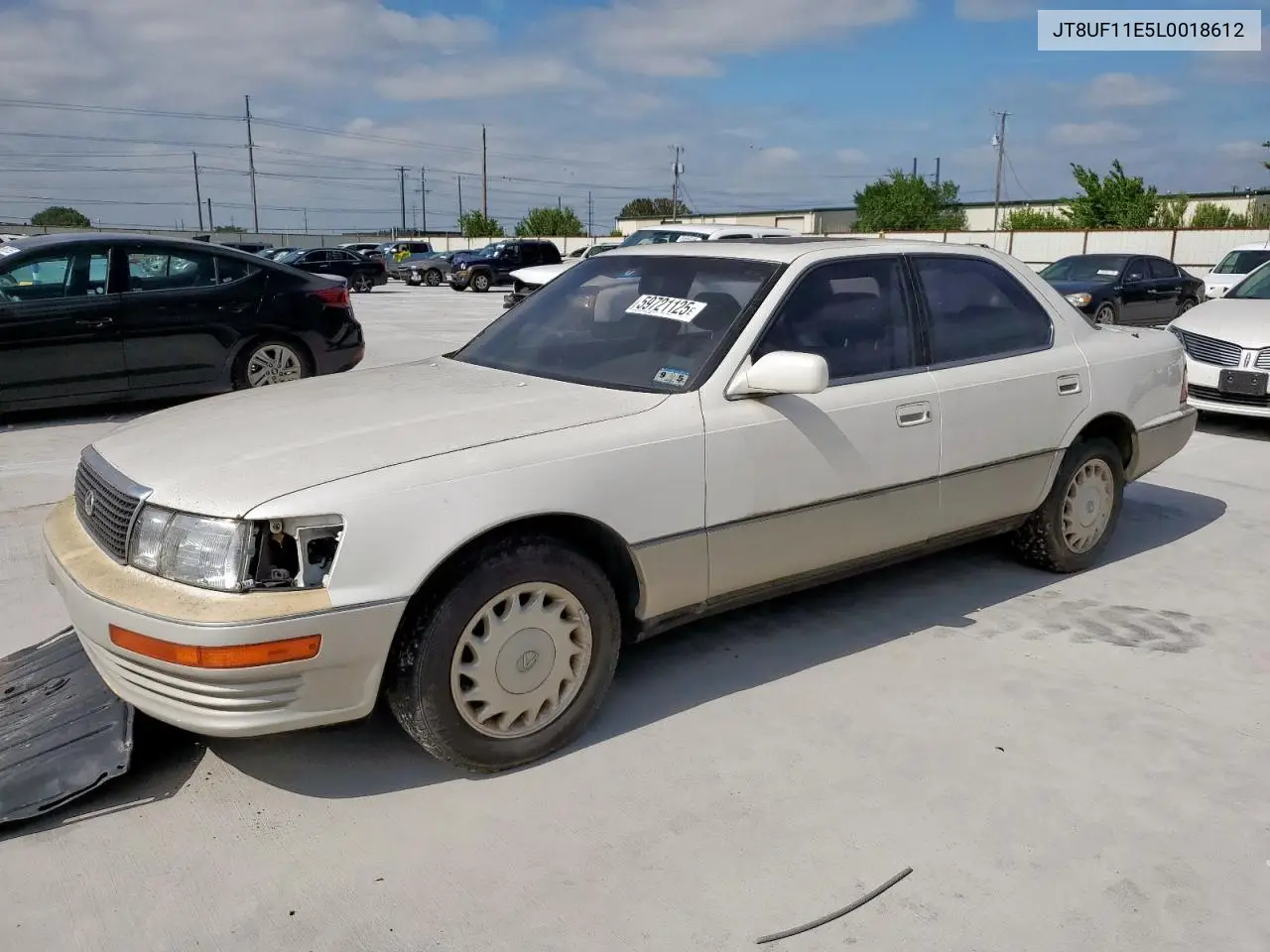 1990 Lexus Ls 400 VIN: JT8UF11E5L0018612 Lot: 59721125