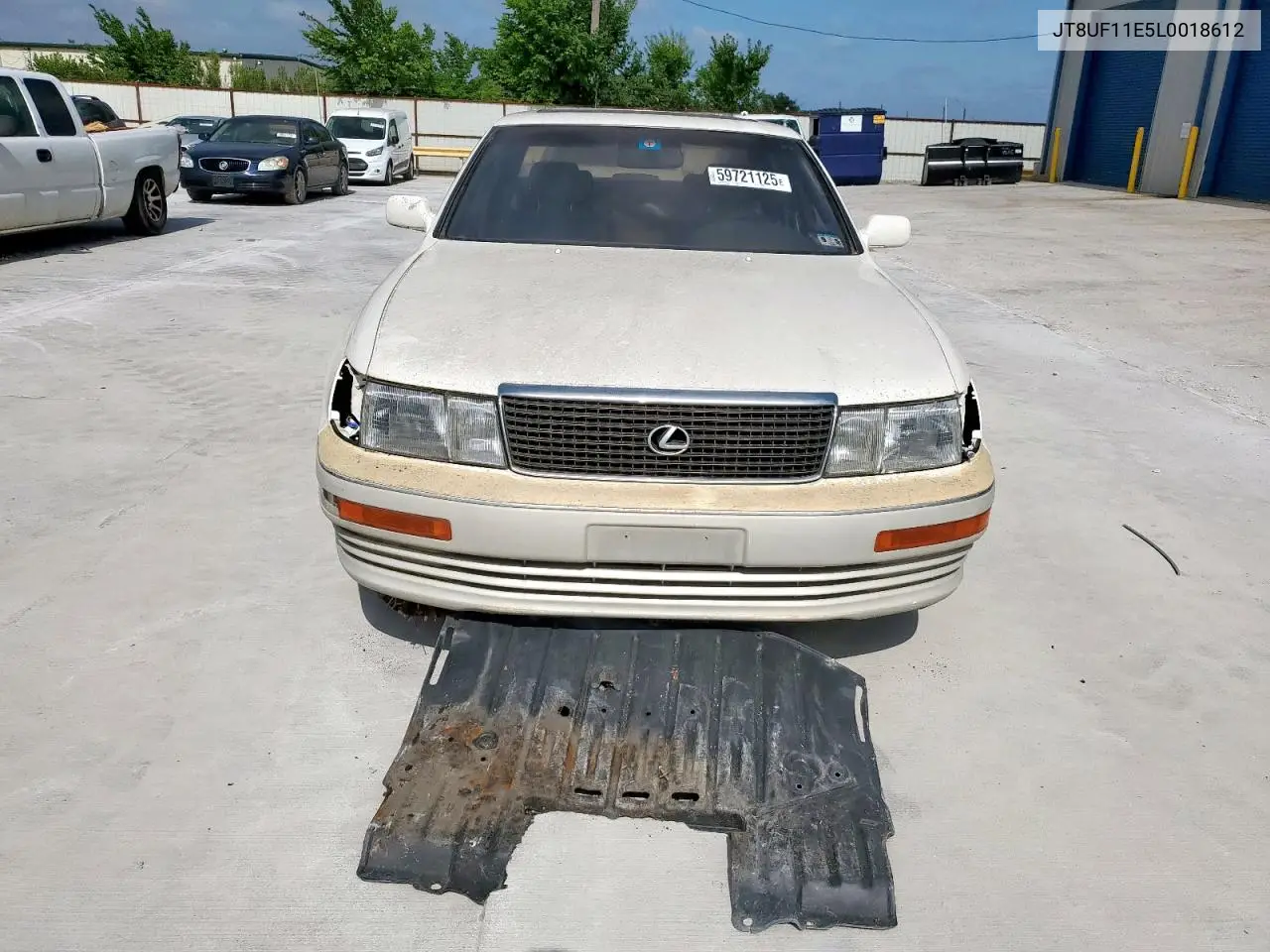 1990 Lexus Ls 400 VIN: JT8UF11E5L0018612 Lot: 59721125