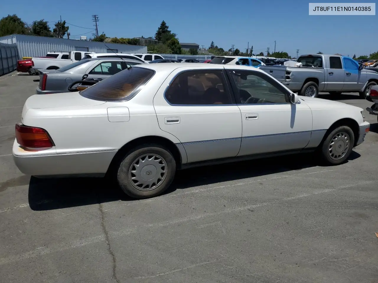 1992 Lexus Ls 400 VIN: JT8UF11E1N0140385 Lot: 60910865
