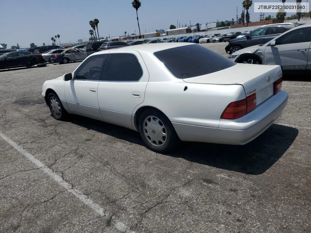 1995 Lexus Ls 400 VIN: JT8UF22E3S0031040 Lot: 62136235