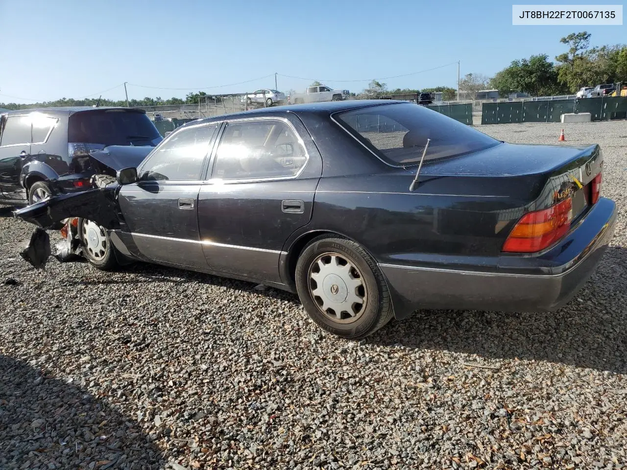 1996 Lexus Ls 400 VIN: JT8BH22F2T0067135 Lot: 55136205