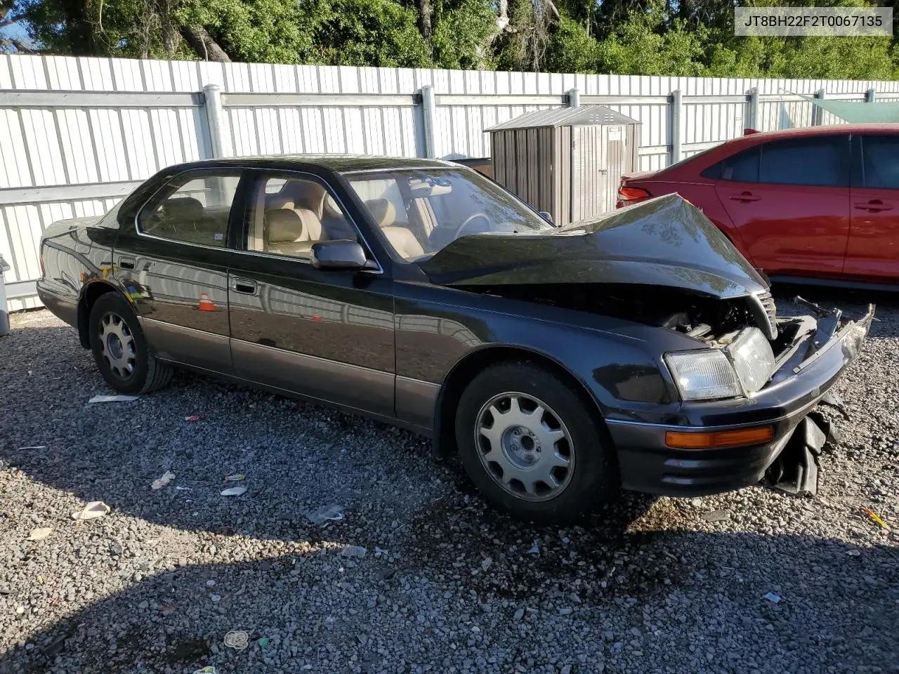 1996 Lexus Ls 400 VIN: JT8BH22F2T0067135 Lot: 55136205