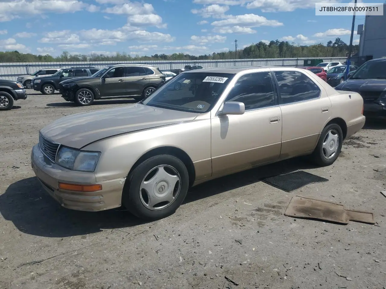 1997 Lexus Ls 400 VIN: JT8BH28F8V0097511 Lot: 53553285