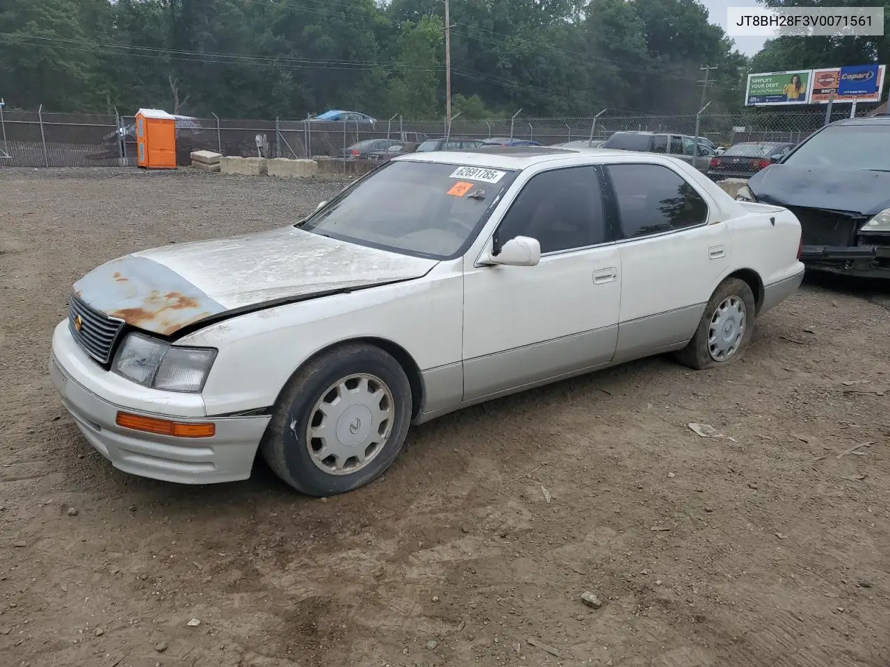 1997 Lexus Ls 400 VIN: JT8BH28F3V0071561 Lot: 62691785