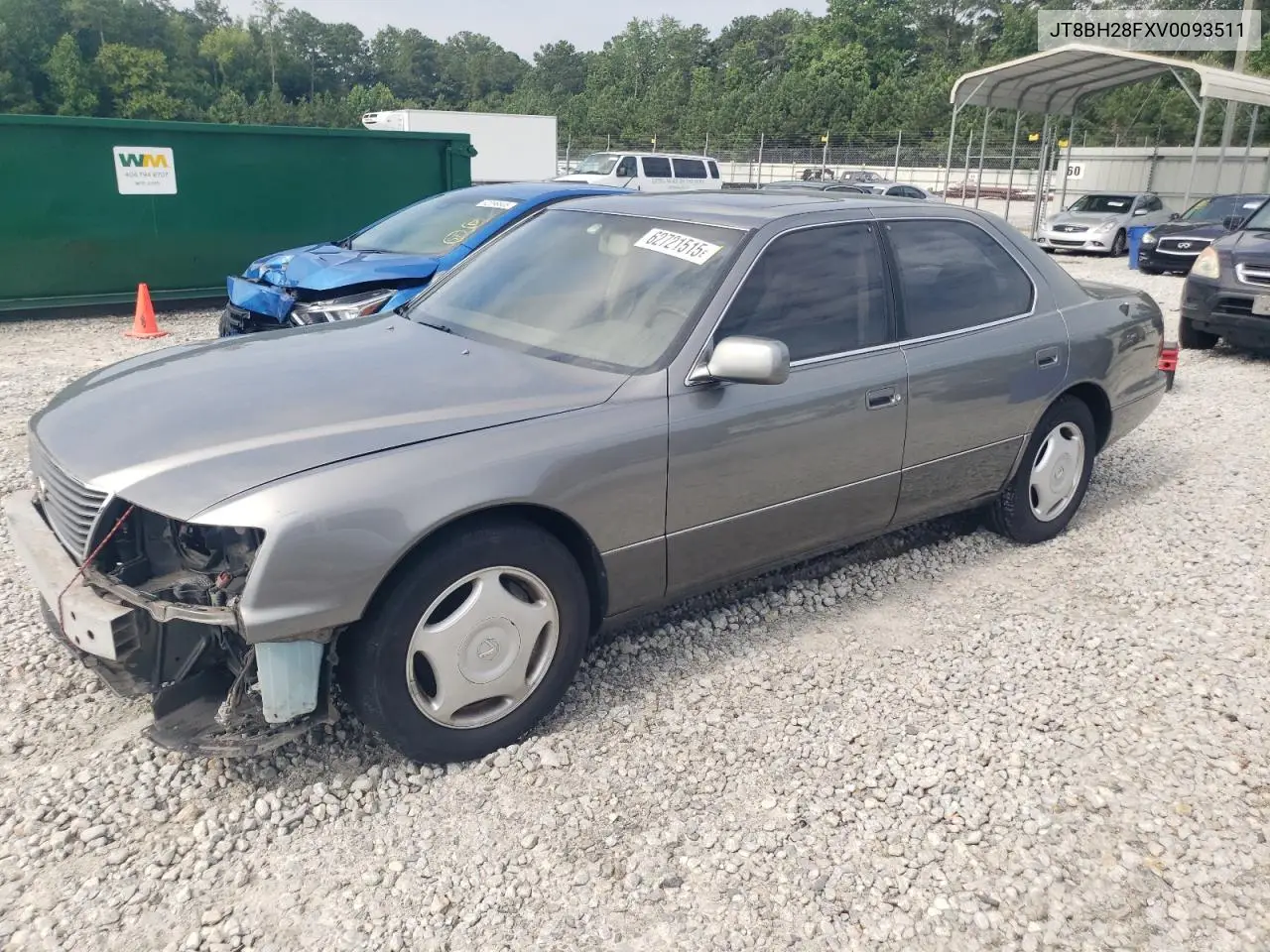 1997 Lexus Ls 400 VIN: JT8BH28FXV0093511 Lot: 62721515
