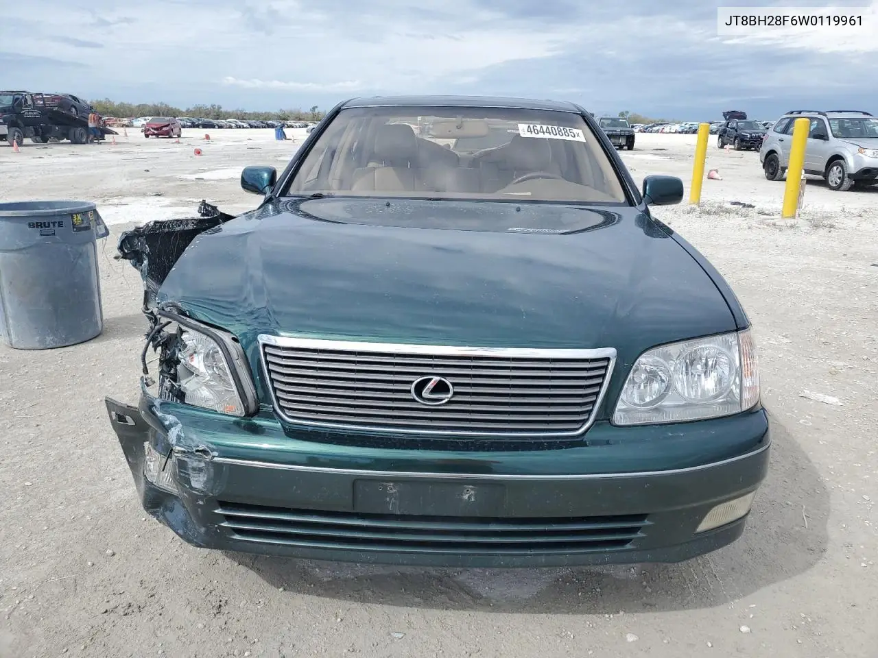 1998 Lexus Ls 400 VIN: JT8BH28F6W0119961 Lot: 46440885