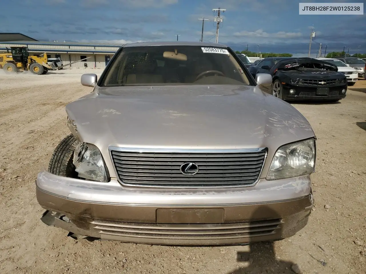 1998 Lexus Ls 400 VIN: JT8BH28F2W0125238 Lot: 52083775