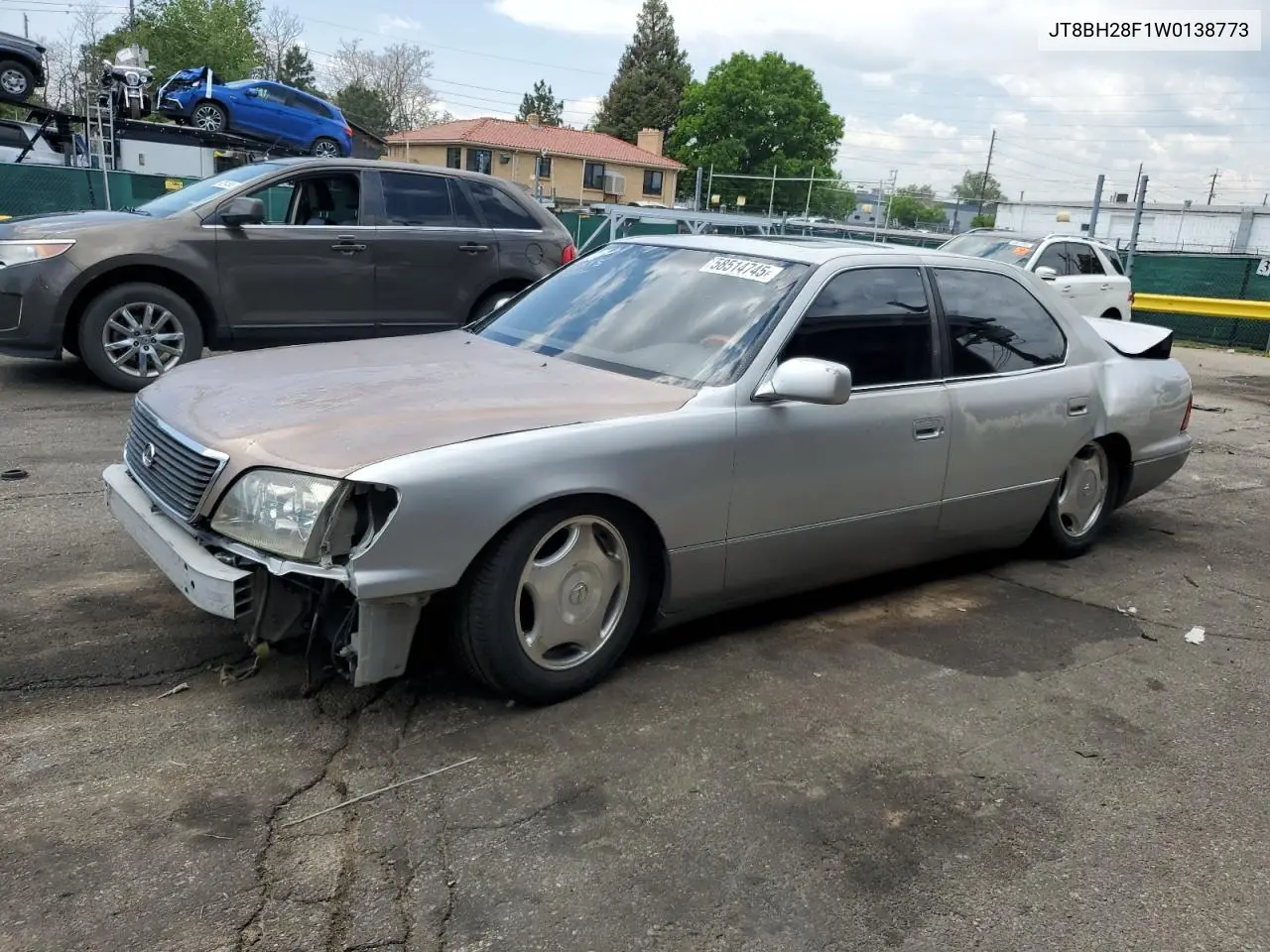 1998 Lexus Ls 400 VIN: JT8BH28F1W0138773 Lot: 58514745