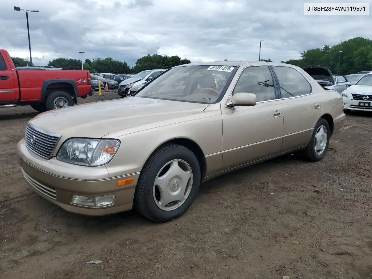1998 Lexus Ls 400 VIN: JT8BH28F4W0119571 Lot: 59091225