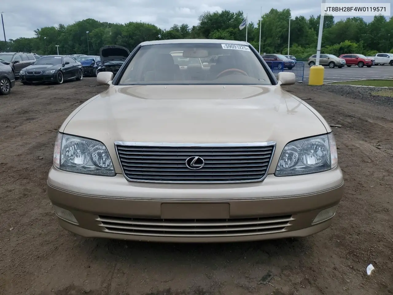 1998 Lexus Ls 400 VIN: JT8BH28F4W0119571 Lot: 59091225