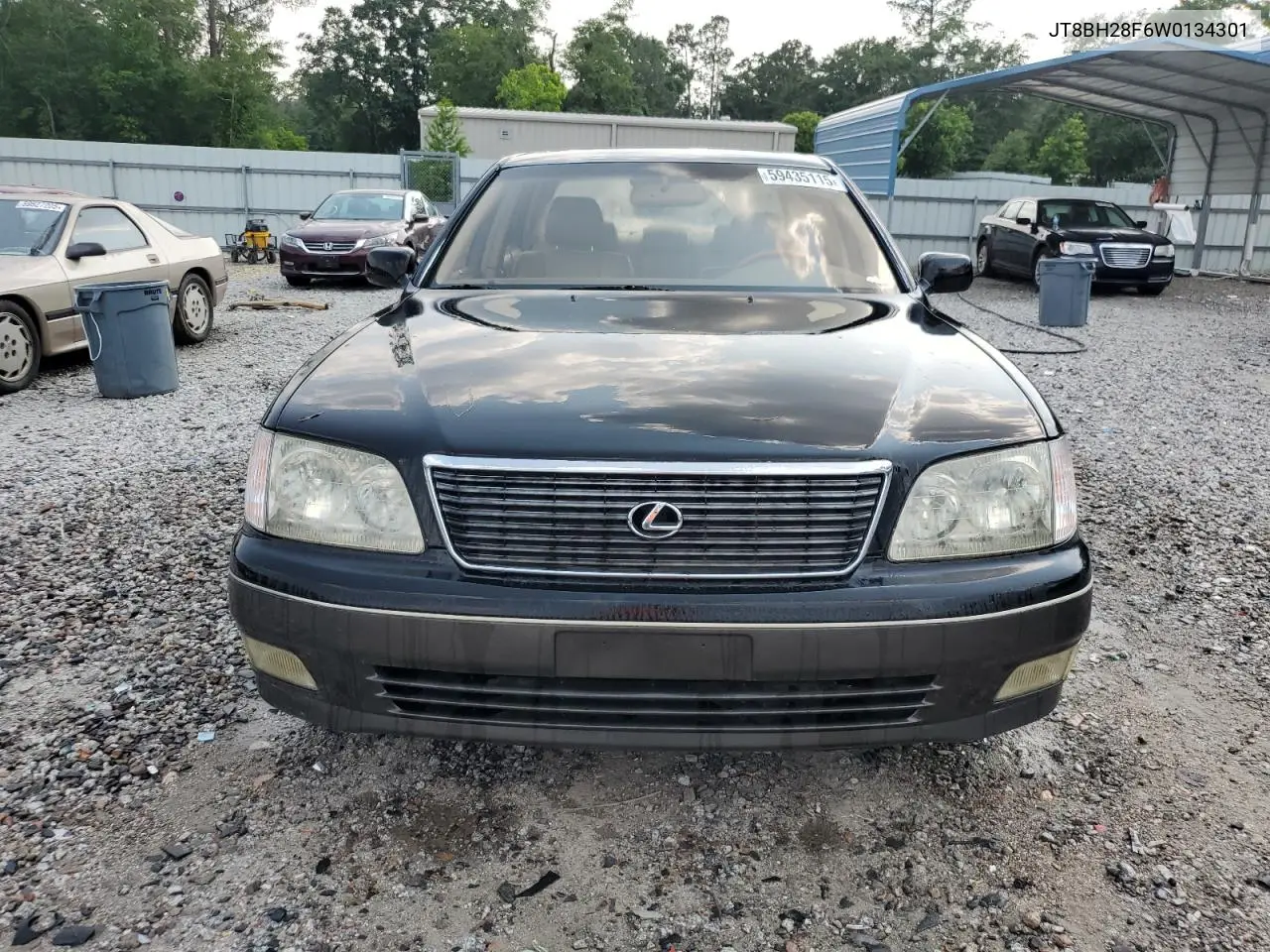 1998 Lexus Ls 400 VIN: JT8BH28F6W0134301 Lot: 59435115