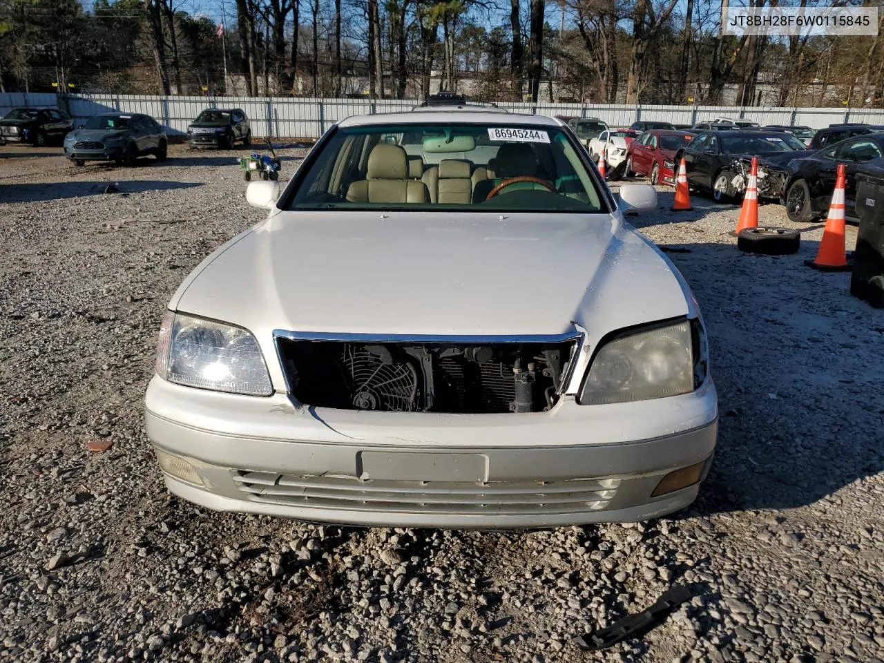 1998 Lexus Ls 400 VIN: JT8BH28F6W0115845 Lot: 86945244