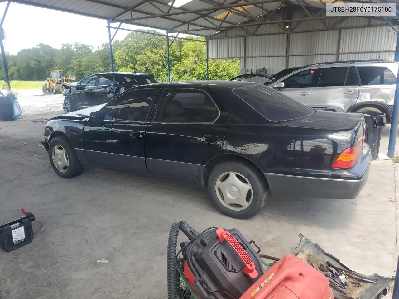 2000 Lexus Ls 400 VIN: JT8BH28F0Y0175106 Lot: 61016165
