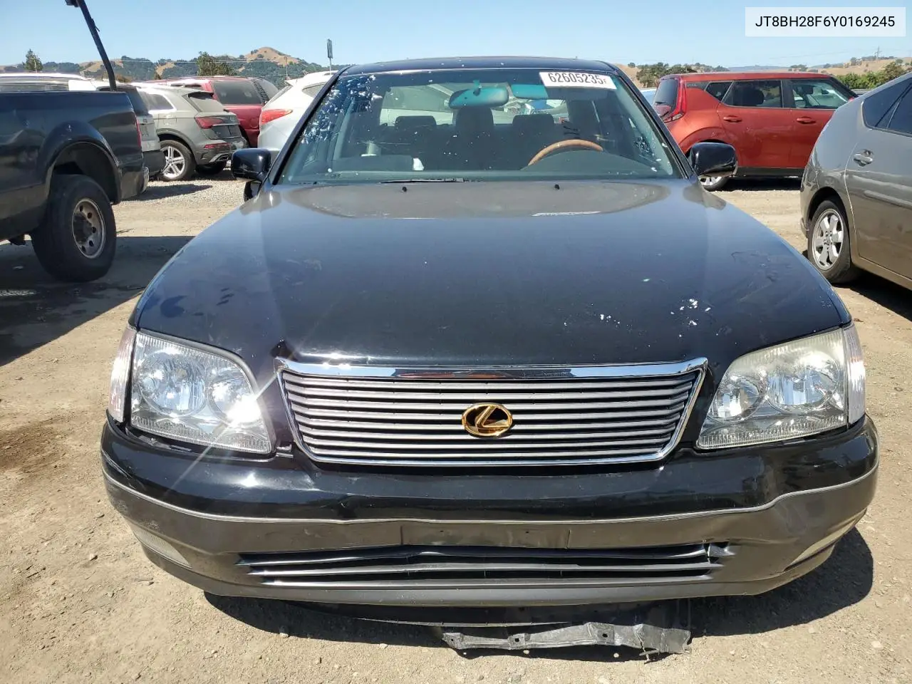 2000 Lexus Ls 400 VIN: JT8BH28F6Y0169245 Lot: 62605235