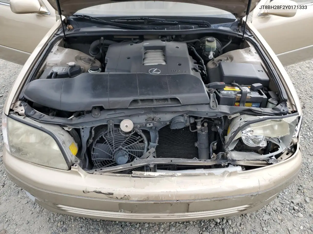 2000 Lexus Ls 400 VIN: JT8BH28F2Y0171333 Lot: 62771675