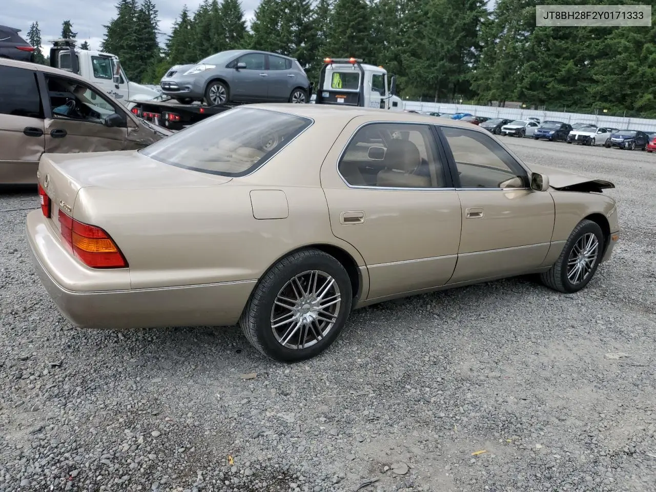 2000 Lexus Ls 400 VIN: JT8BH28F2Y0171333 Lot: 62771675