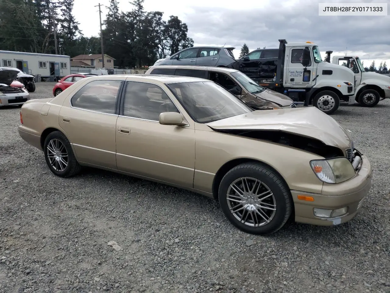 2000 Lexus Ls 400 VIN: JT8BH28F2Y0171333 Lot: 62771675