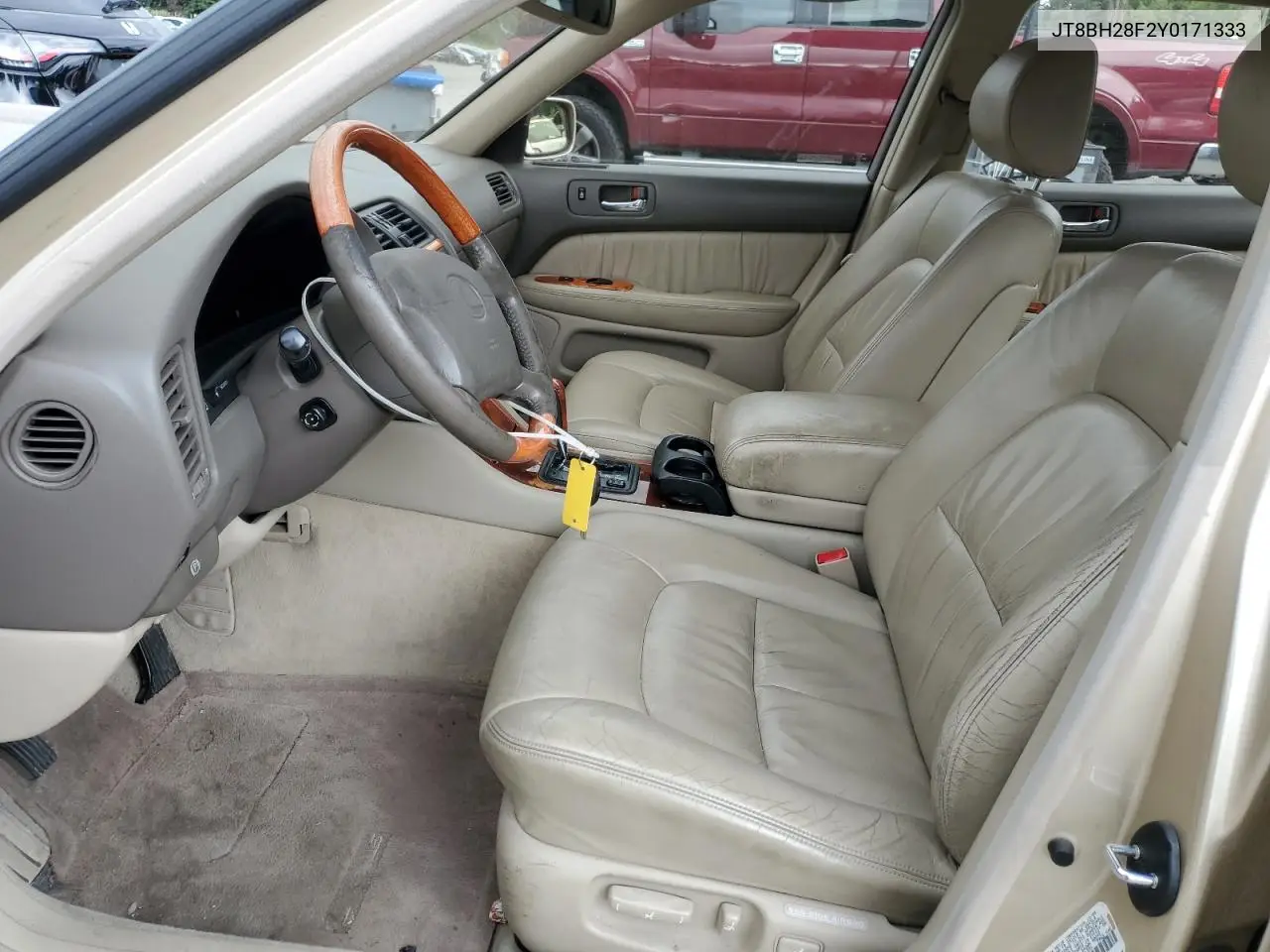 2000 Lexus Ls 400 VIN: JT8BH28F2Y0171333 Lot: 62771675
