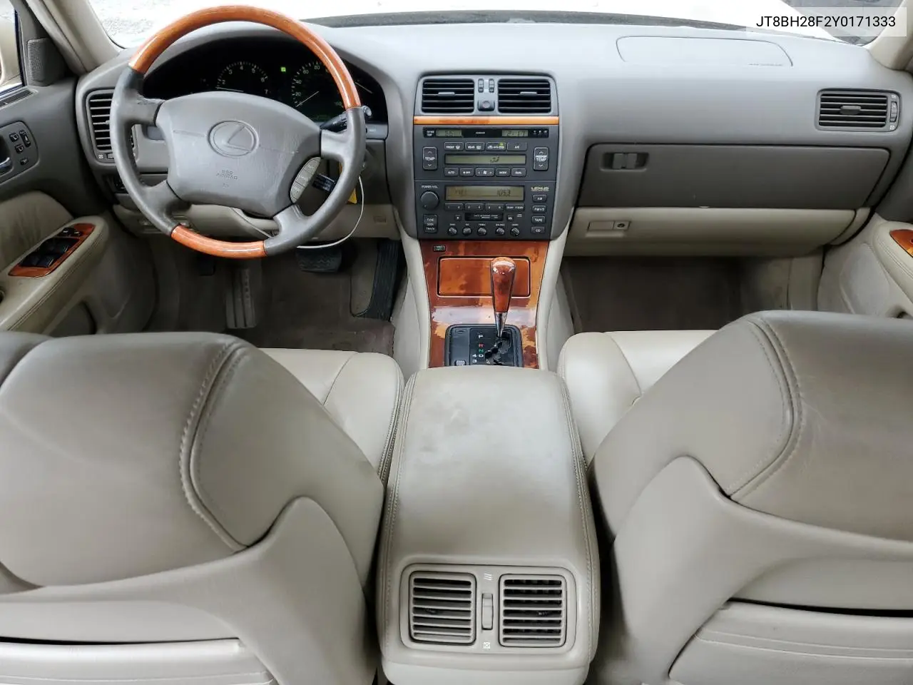 2000 Lexus Ls 400 VIN: JT8BH28F2Y0171333 Lot: 62771675