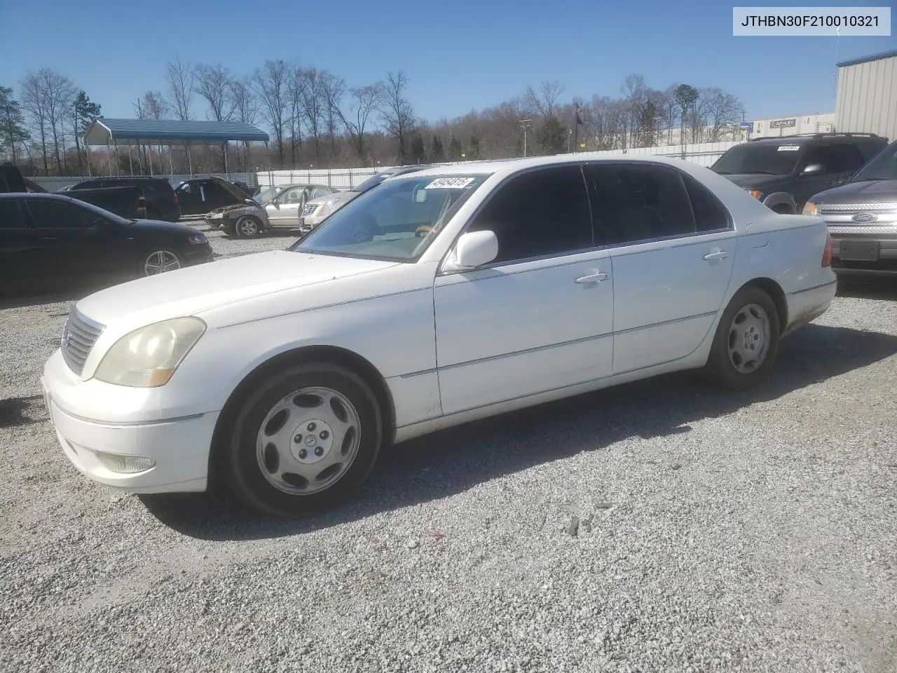 2001 Lexus Ls 430 VIN: JTHBN30F210010321 Lot: 49454815