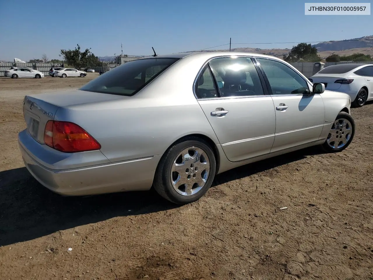 2001 Lexus Ls 430 VIN: JTHBN30F010005957 Lot: 62969855
