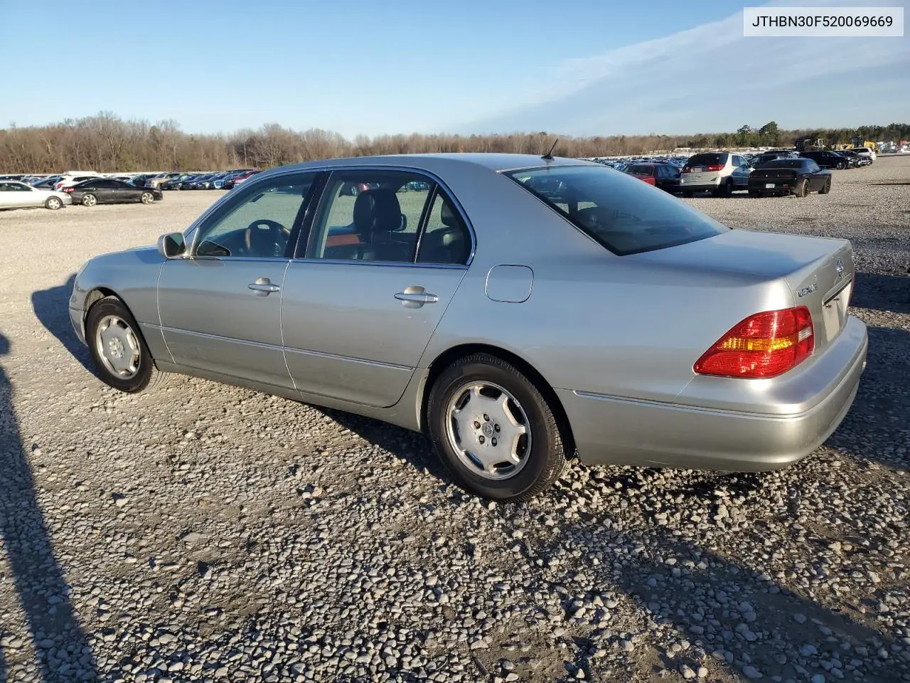 2002 Lexus Ls 430 VIN: JTHBN30F520069669 Lot: 47941035