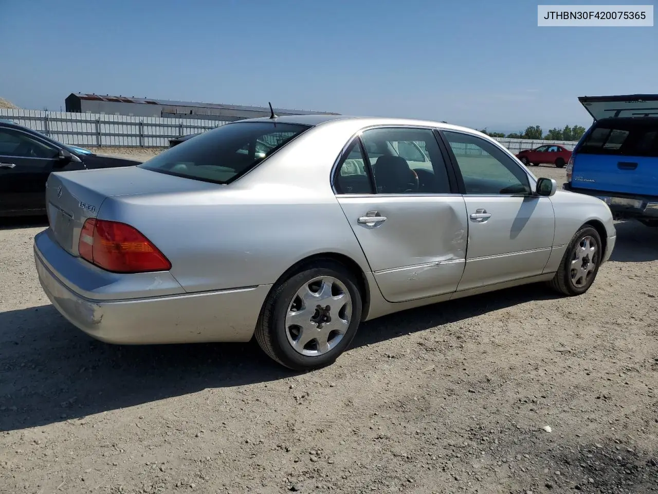 2002 Lexus Ls 430 VIN: JTHBN30F420075365 Lot: 55595355