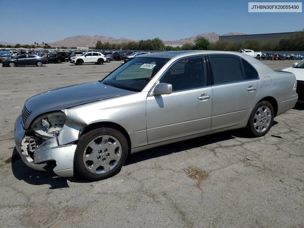 2002 Lexus Ls 430 VIN: JTHBN30FX20055430 Lot: 60505625