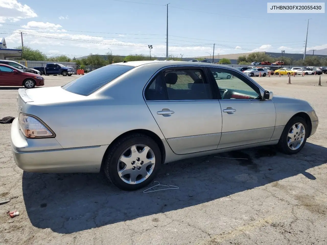 2002 Lexus Ls 430 VIN: JTHBN30FX20055430 Lot: 60505625