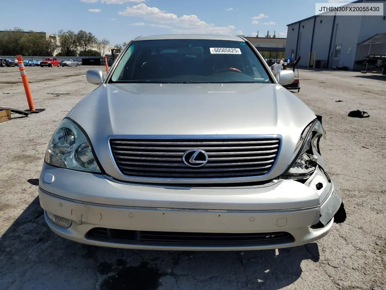 2002 Lexus Ls 430 VIN: JTHBN30FX20055430 Lot: 60505625