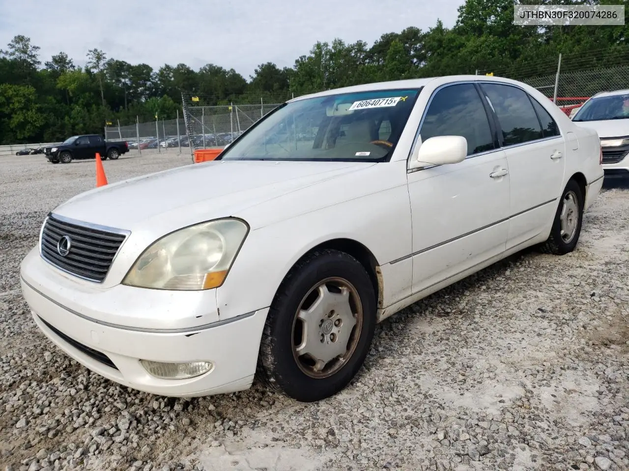2002 Lexus Ls 430 VIN: JTHBN30F320074286 Lot: 60640715