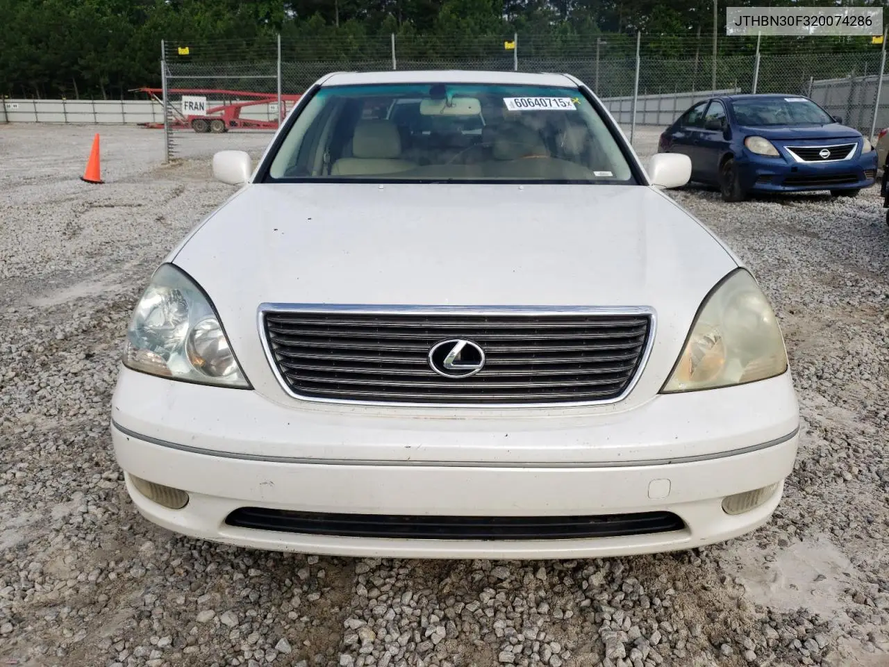 2002 Lexus Ls 430 VIN: JTHBN30F320074286 Lot: 60640715