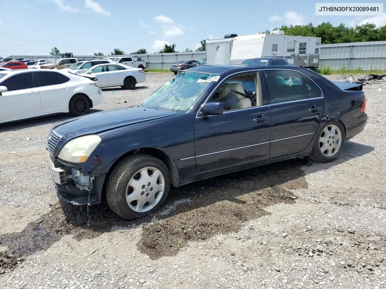 2002 Lexus Ls 430 VIN: JTHBN30FX20089481 Lot: 61649075