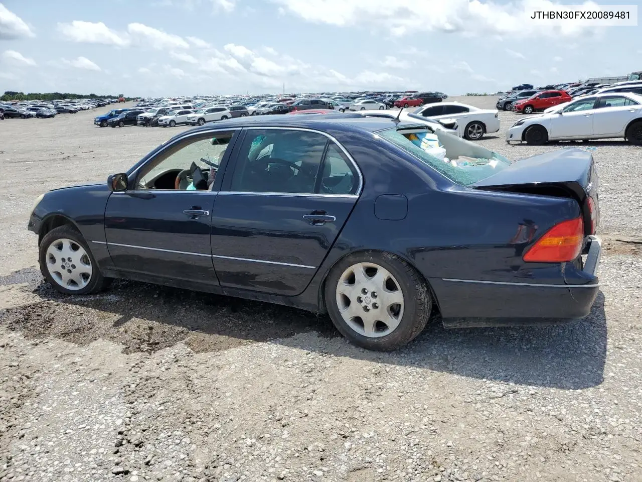 2002 Lexus Ls 430 VIN: JTHBN30FX20089481 Lot: 61649075