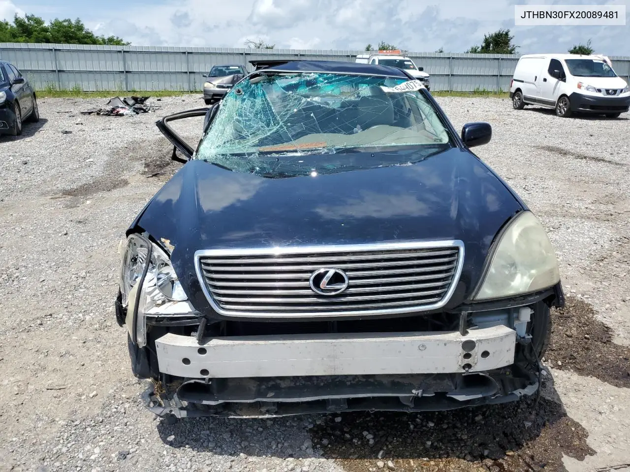 2002 Lexus Ls 430 VIN: JTHBN30FX20089481 Lot: 61649075
